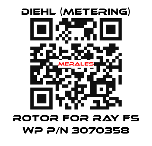 rotor for RAY FS WP p/n 3070358 Diehl (Metering)