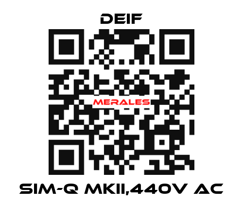 SIM-Q MKII,440V AC Deif