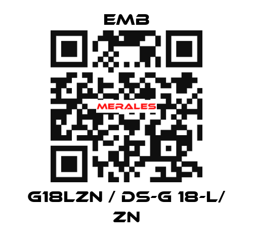 G18LZN / DS-G 18-L/ ZN Emb