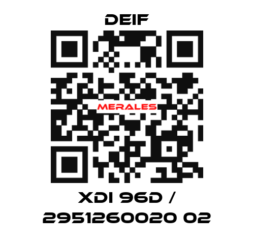 XDi 96D / 2951260020 02 Deif