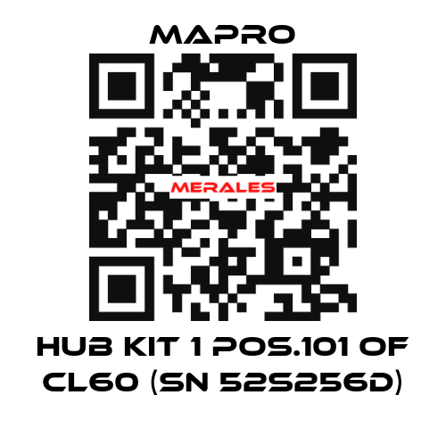 HUB KIT 1 POS.101 OF CL60 (SN 52S256D) Mapro