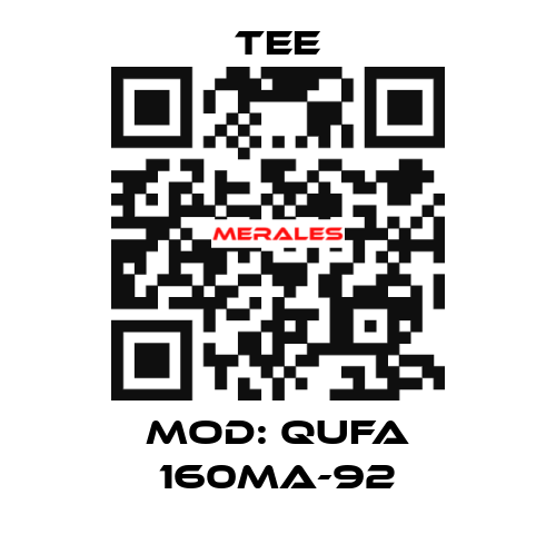 Mod: QUFA 160MA-92 TEE