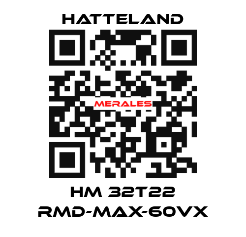 HM 32T22 RMD-MAX-60VX HATTELAND