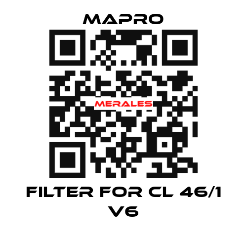 filter for CL 46/1 V6 Mapro