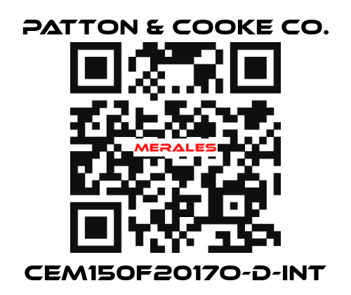 CEM150F2017O-D-INT Patton & Cooke Co.