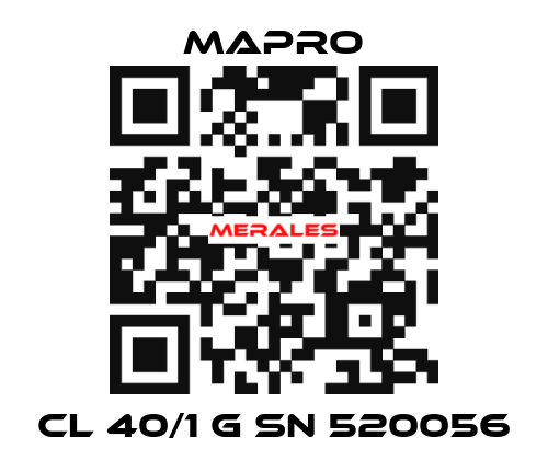 CL 40/1 G SN 520056 Mapro