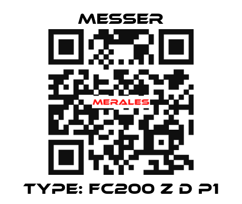 Type: FC200 Z D P1 Messer