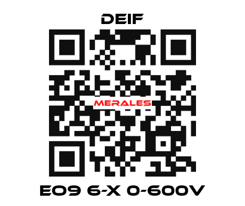 Eo9 6-x 0-600V Deif