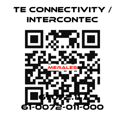 61.072.11 / 61-0072-011-000 TE Connectivity / Intercontec