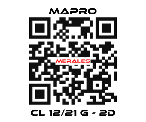 CL 12/21 G - 2D Mapro