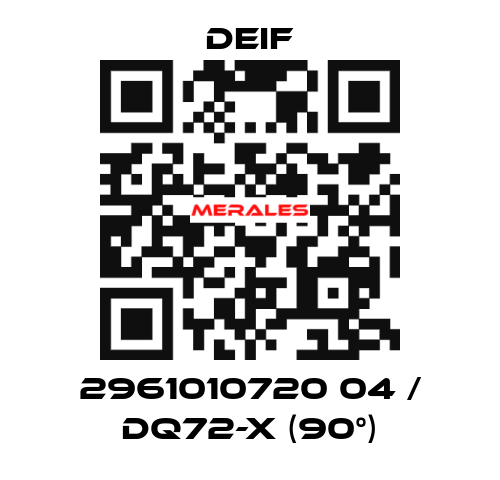 2961010720 04 / DQ72-x (90°) Deif