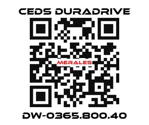 DW-0365.800.40 Ceds Duradrive