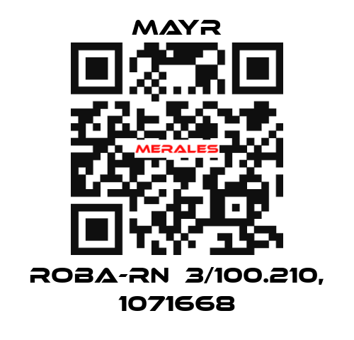 ROBA-RN  3/100.210, 1071668 Mayr