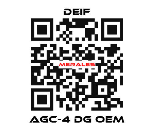 AGC-4 DG OEM Deif