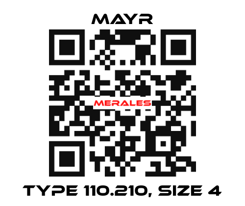 Type 110.210, Size 4 Mayr