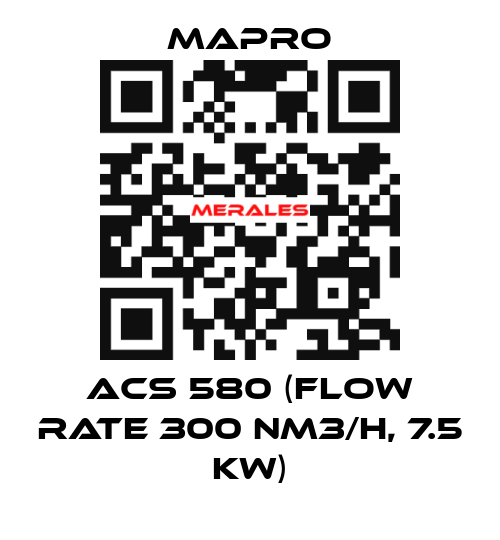 ACS 580 (flow rate 300 Nm3/h, 7.5 kW) Mapro