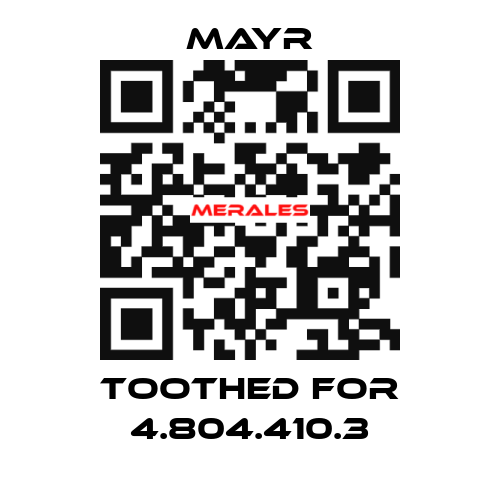 toothed for 4.804.410.3 Mayr