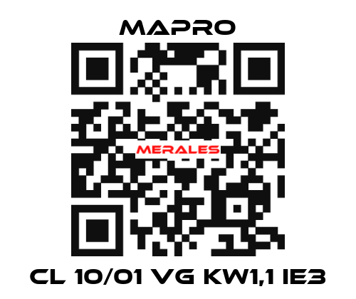 CL 10/01 VG kW1,1 IE3 Mapro