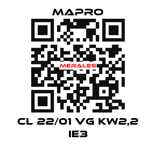 CL 22/01 VG kW2,2 IE3 Mapro