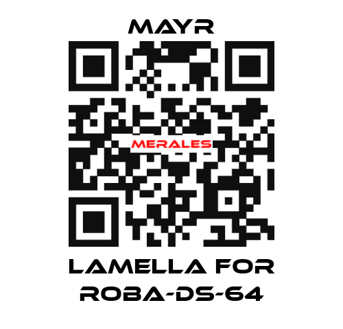 lamella for Roba-DS-64 Mayr