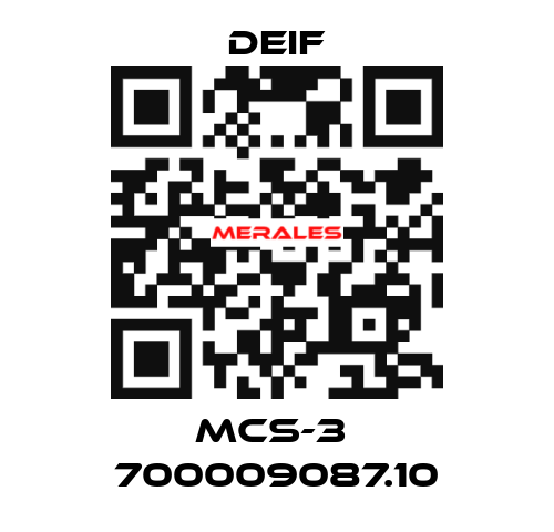 MCS-3  700009087.10 Deif