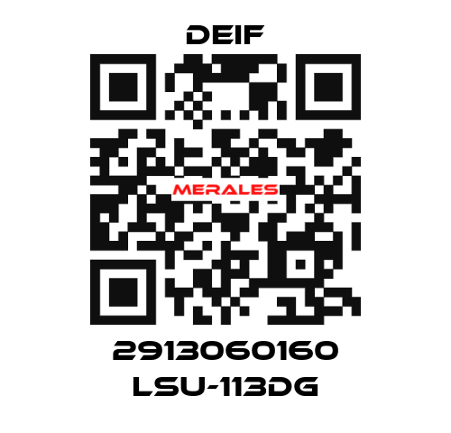 2913060160 LSU-113DG Deif