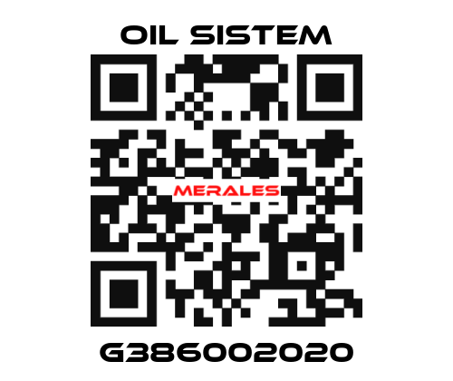 G386002020 Oil Sistem