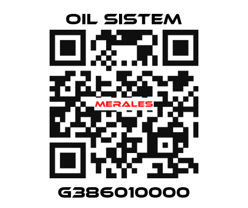 G386010000 Oil Sistem