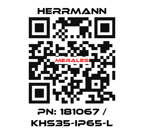 PN: 181067 / KHS35-IP65-L Herrmann