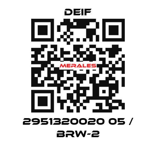 2951320020 05 / BRW-2 Deif