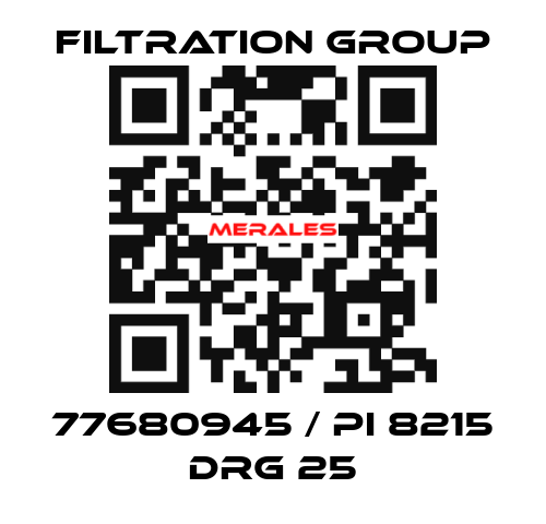 77680945 / PI 8215 DRG 25 Filtration Group