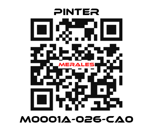 M0001A-026-CA0 Pinter