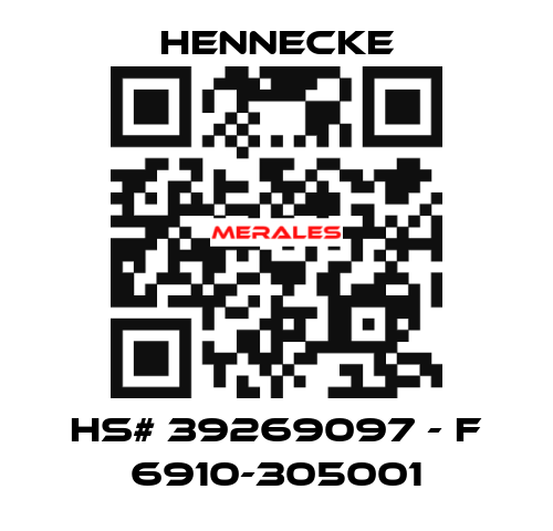 HS# 39269097 - F 6910-305001 Hennecke