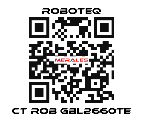 CT ROB GBL2660TE Roboteq