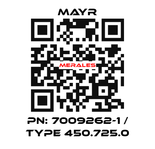 PN: 7009262-1 / Type 450.725.0 Mayr