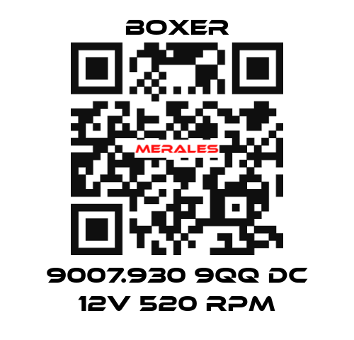 9007.930 9QQ DC 12V 520 rpm Boxer