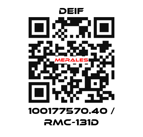 100177570.40 / RMC-131D Deif