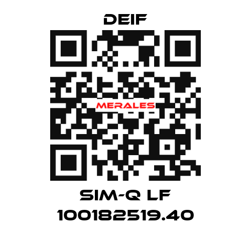 SIM-Q LF 100182519.40 Deif