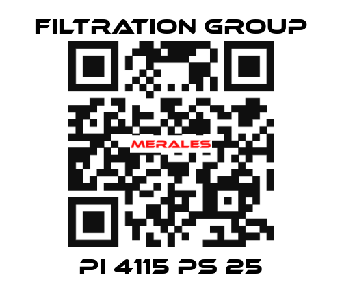 PI 4115 PS 25 Filtration Group