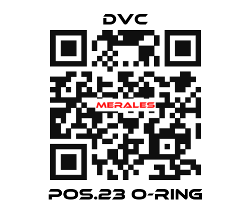 Pos.23 O-ring DVC