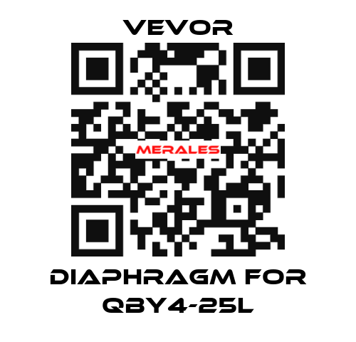 diaphragm for QBY4-25L VEVOR