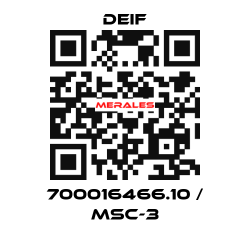 700016466.10 / MSC-3 Deif