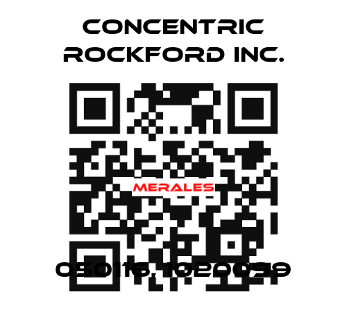 050116, 1020099 Concentric Rockford Inc.