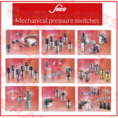 0159 ,250V DIAPHRAGM / PISTON PRESSURE SWITCHES Suco