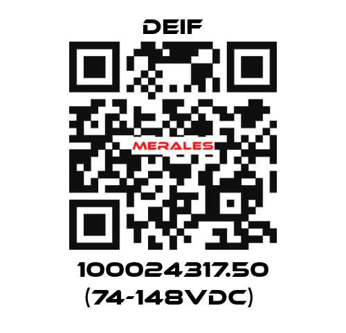 100024317.50 (74-148VDC)  Deif