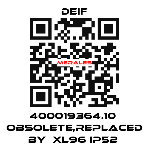 400019364.10  obsolete,replaced by  XL96 IP52  Deif