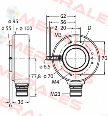 RI-42H25S4-2B1024-12M23 Turck