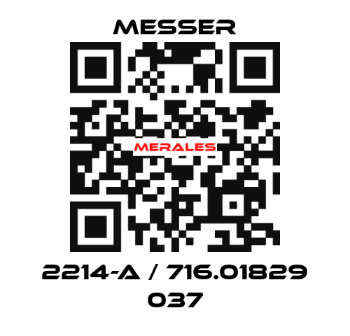 2214-A / 716.01829 037 Messer