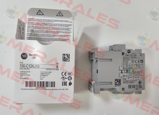 100-C12KJ10  (24v coil) Allen Bradley (Rockwell)