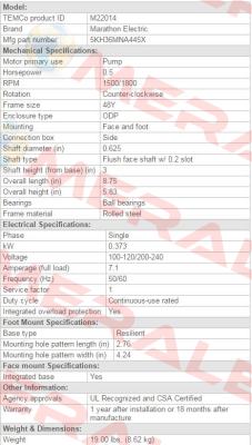 5KH36MNA445X. Marathon (Regal)